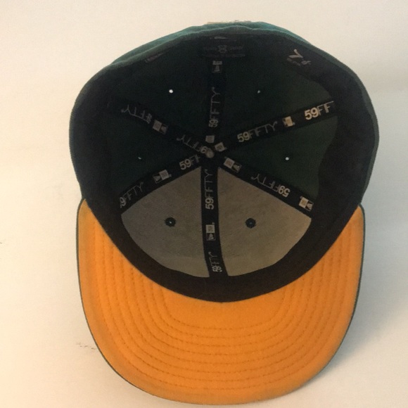 NFL Green Bay Packers 59 Fifty Ball Cap Sz 7 1/8 - Picture 5 of 6